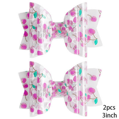 5 vnt. Neperšlampami želė plaukų lankeliai su spaustukais Mieli mergaičių plaukų segtukai, vaikiški blizgantys mazgai, baseino galvos apdangalų priedai