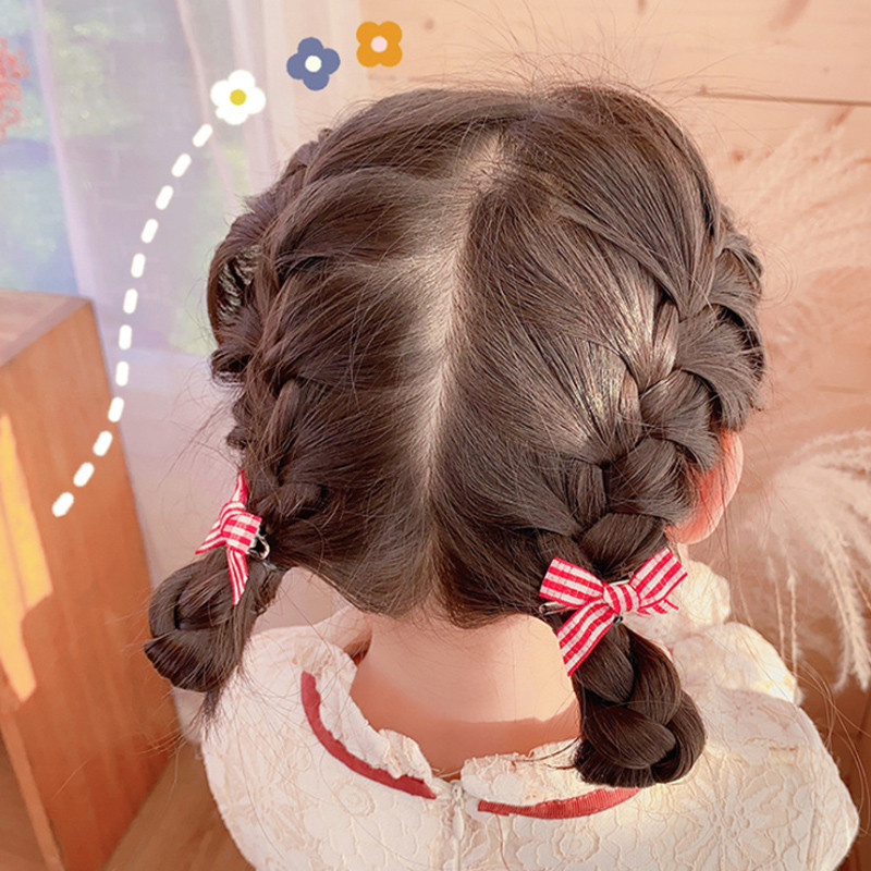 10 TK Trükitud vibu Lastele Barrettes Armsad Tüdrukud Mood Juukseklambrid Peakate Laste Juukseaksessuaarid Mini vibu Juuksenõelad