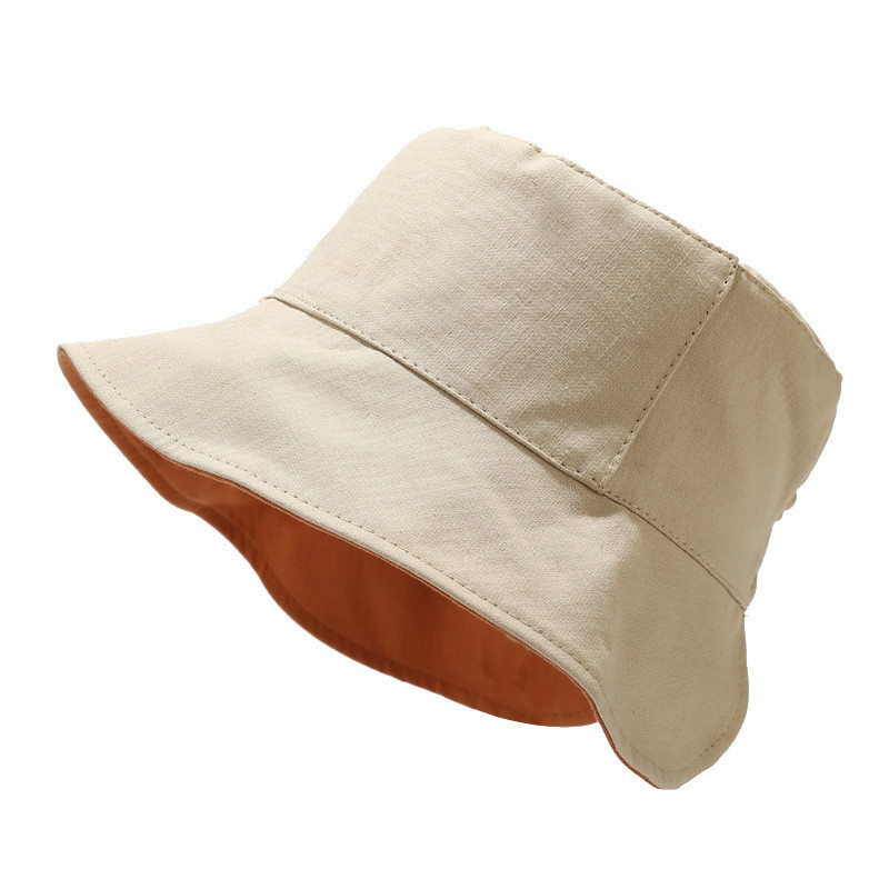 2022 m. Nauja vasara Nauja medvilnė, kvėpuojanti dideliais kraštais, vienspalvė madinga moteriška kepurė lauke, reguliuojama žvejo kepurė nuo saulės