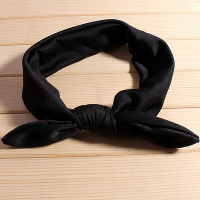 5 bucăți 32 CM bentiță elastică cu nod de sus pentru copii, fete, benzi pentru păr, urechi de iepure de iepure, turban, accesorii puternice pentru bentita de păr