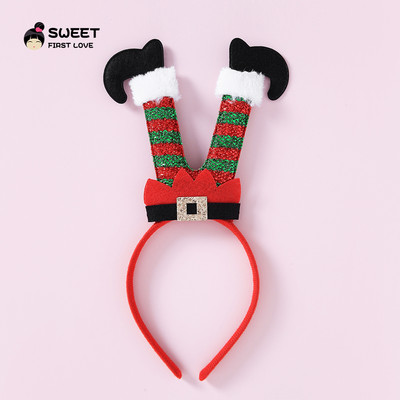 Slatke božićne trake za glavu za Noć vještica za djevojčice Ručno izrađeni jelenji šešir Mekana traka za kosu Dječji obruč za kosu Dodaci za kosu