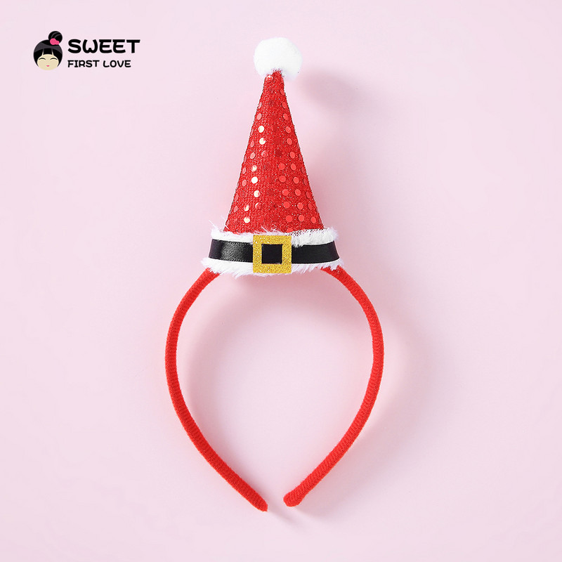 Slatke božićne trake za glavu za Noć vještica za djevojčice Ručno izrađeni jelenji šešir Mekana traka za kosu Dječji obruč za kosu Dodaci za kosu