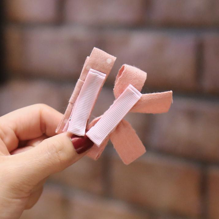 4 tk/komplekt Korea laste juuksenõelad tüdrukutele Sweet Bowknot juukseklambrid Barrettes Princess Boutique Käsitsi valmistatud peakatted Juuste aksessuaarid