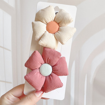 2vnt./rinkinys Nauji saldūs gėlių lankeliai plaukų segtukai mieloms merginoms Animaciniai lankeliai plaukų segtukai, vaikiški galvos apdangalai, plaukų priedai Dovana