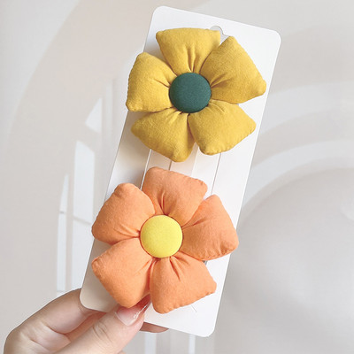 2vnt./rinkinys Nauji saldūs gėlių lankeliai plaukų segtukai mieloms merginoms Animaciniai lankeliai plaukų segtukai, vaikiški galvos apdangalai, plaukų priedai Dovana