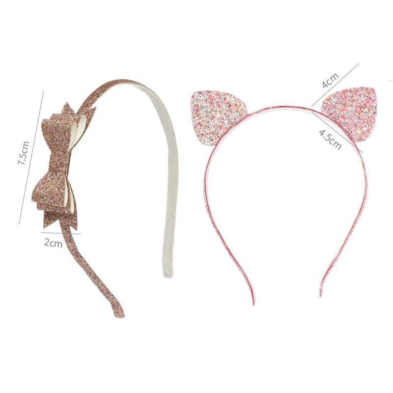 1 kom. Svjetlucave mačje uši Dječji obruč za kosu Slatke bebe trake za kosu Princess pokrivala za kosu Dodaci za kosu dječje kopče za kosu Trake za glavu