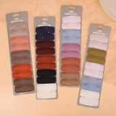 10kom/set Štipaljke za kosu kvadratnog oblika s ispisom i vezom za djevojčice Ženske butik ukosnice Ukosnice Pokrivala za glavu Dječji dodaci za kosu