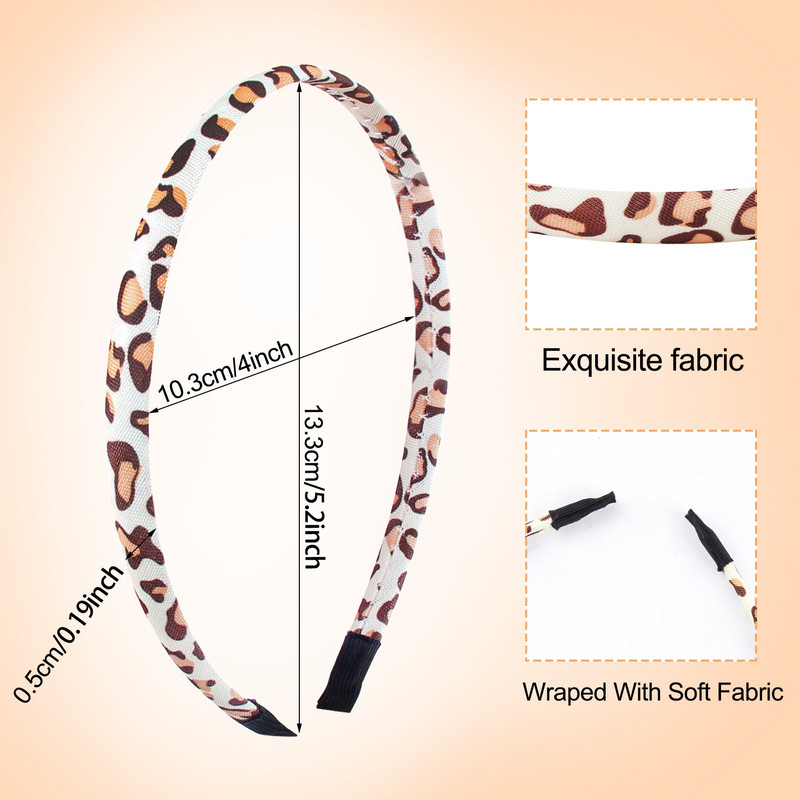 10 buc Bentite din poliester pentru fete, copii, femei, accesorii, boemia, cu flori multicolore, bentiță pentru păr, cu turban, pentru capul boho