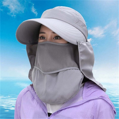 Ženski šeširi za sunčanje za plažu Dvoslojni sklopivi šešir s UV zaštitom Ljetna kapa za ribolov na otvorenom Planinarenje Ženski šešir za sunčanje Šešir sa šiltom za kampiranje