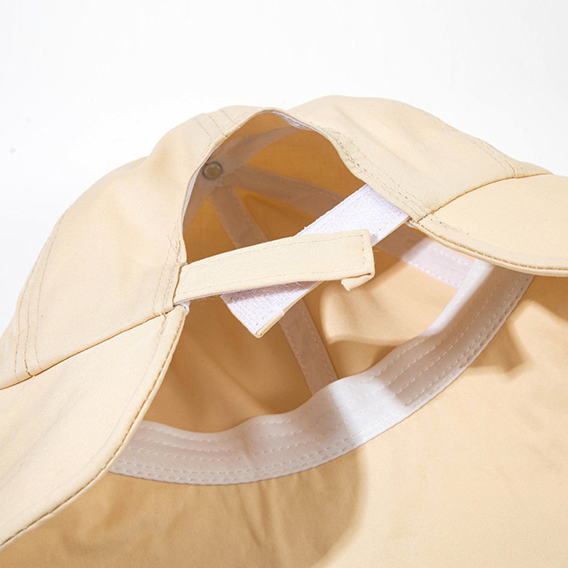 Pălărie de soare de vară, pliabilă, cu boruri late, pălărie cu găleată pentru femei, cu protecție UV, pentru plajă în aer liber, șapcă coadă de cal Panama