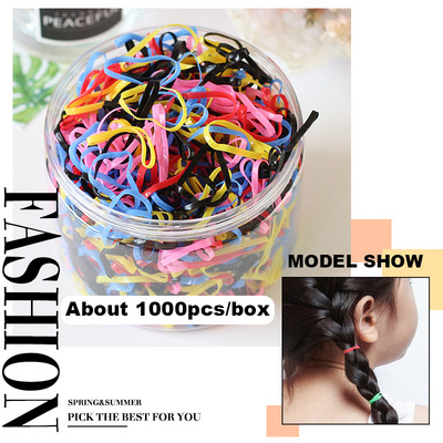 Šarene elastične gumice za kosu za djevojčice od 3 cm za djevojčice, djeca, 66 komada, veleprodaja gumenih držača za vezivanje gumica, dječje trake za glavu, poklon