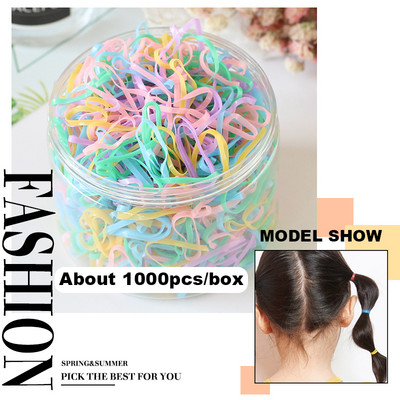 Šarene elastične gumice za kosu za djevojčice od 3 cm za djevojčice, djeca, 66 komada, veleprodaja gumenih držača za vezivanje gumica, dječje trake za glavu, poklon