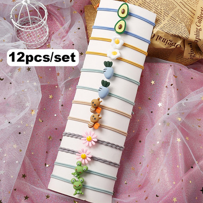 Šarene elastične gumice za kosu za djevojčice od 3 cm za djevojčice, djeca, 66 komada, veleprodaja gumenih držača za vezivanje gumica, dječje trake za glavu, poklon