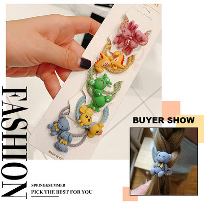 Šarene elastične gumice za kosu za djevojčice od 3 cm za djevojčice, djeca, 66 komada, veleprodaja gumenih držača za vezivanje gumica, dječje trake za glavu, poklon