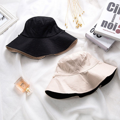 Novi šešir s kantom Proljeće Ljeto Šeširi sa šiltom za sunce širokog oboda Ženske panama kape Sklopiva prijenosna kapa s dvije strane za nošenje na otvorenom