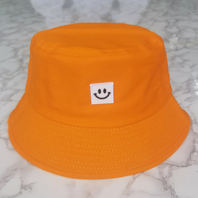 Pălărie de găleată pentru femei, de modă, de culoare nouă, cu fața zâmbitoare, pălărie de soare, sporturi în aer liber, șapcă de plajă, șapcă de pescar, șapcă hip hop pentru femei