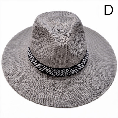 Nyári trend Uniszex szalmakalap strand nagy karimájú panamai UV sugárzás elleni napsapka női férfi ruházat dekoráció kültéri golf horgászsapka