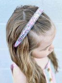 1 komad nove DIY ručno izrađene šljokice Quicksand heart shaker svjetlucave trake za glavu