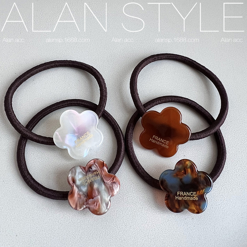 Traka za kosu s crtićima Dodaci Modne velike gumice za kosu Jednobojne elastične gumače za žene Frizura u repu