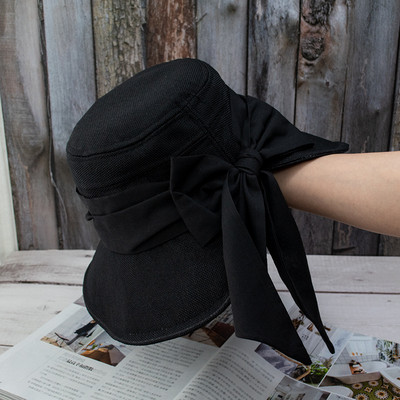 Nova mašna Ljeto Jesen Panama jednobojni šešir s UV zaštitom Šešir od sunca s velikim širokim obodom Ženska ribarska kapa s kremom za sunčanje