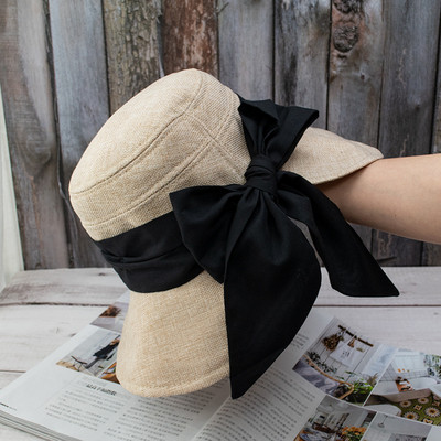 Nova mašna Ljeto Jesen Panama jednobojni šešir s UV zaštitom Šešir od sunca s velikim širokim obodom Ženska ribarska kapa s kremom za sunčanje