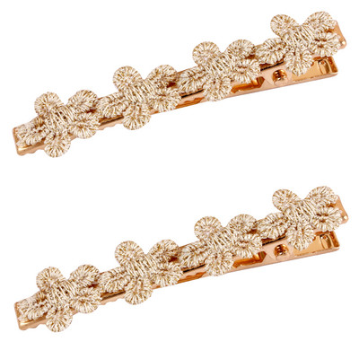 ncmama kopča za kosu Chrysanthemum BB ukosnice biserne mašne Ukosnice Pokrivala za glavu Dodaci za kosu za djevojčice 7x1.5/7x10/9x7cm 1/2 kom