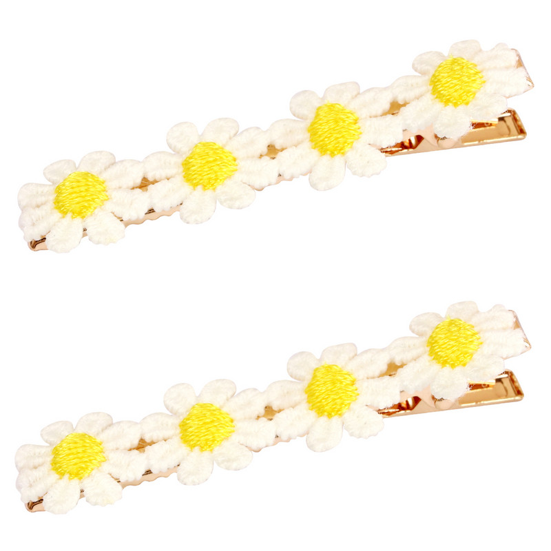 ncmama kopča za kosu Chrysanthemum BB ukosnice biserne mašne Ukosnice Pokrivala za glavu Dodaci za kosu za djevojčice 7x1.5/7x10/9x7cm 1/2 kom