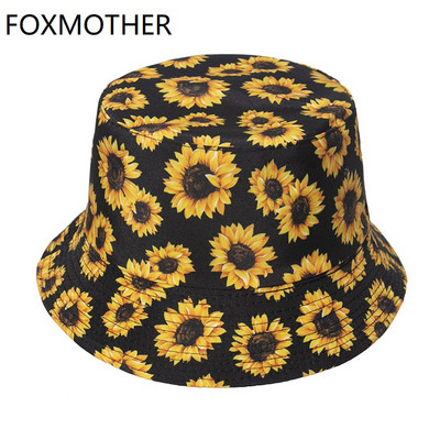 FOXMOTHER Nova modna kapa s crno-bijelim kravljim uzorkom, šeširi, ribarske kape za žene Gorras ljeto