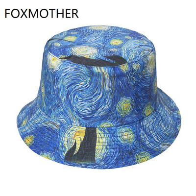 FOXMOTHER Nova modna kapa s crno-bijelim kravljim uzorkom, šeširi, ribarske kape za žene Gorras ljeto