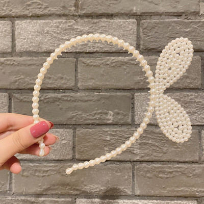 Sen plastikinė perlų galvos juosta įvairių animacinių filmukų miela princesės karūnos galvos juosta paprasta ir universali