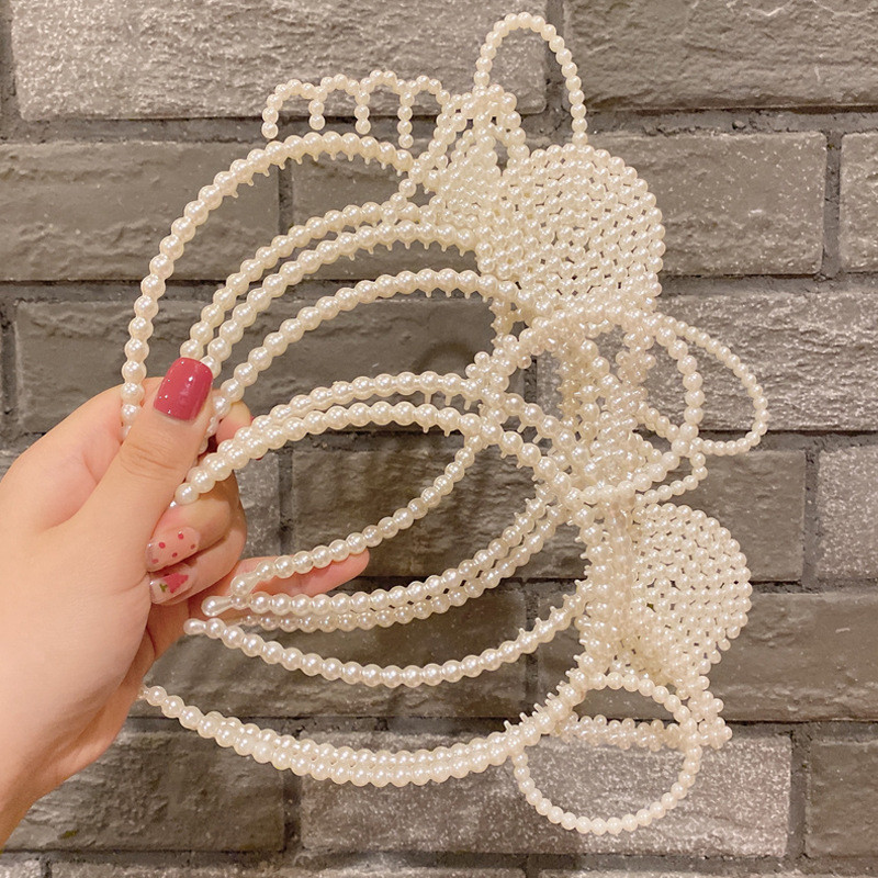 Sen plastikinė perlų galvos juosta įvairių animacinių filmukų miela princesės karūnos galvos juosta paprasta ir universali