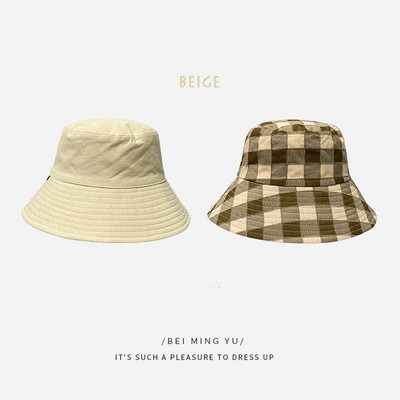 K131 Ženski šešir s kantom Modni ljetni panamski ženski šešir za sunčanje Panama 2021. Dvostrani ribarski šešir za plažu Kapa za umivaonik