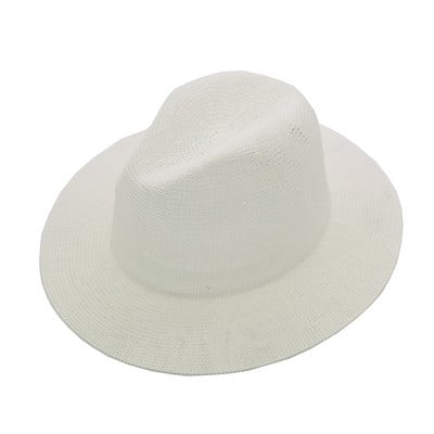 Pălării Panama cu lanț metalic de modă pentru femei, 10 culori, pălării de soare de jazz, de răcire, de vară, respirabile, elegante, pentru femei, pentru petrecere cu ridicata