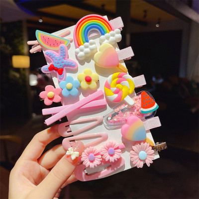 Agrafă de păr Drăguță clemă japoneză clema de cap pentru femeie roșu 2023 noua clemă de păr laterală de vară Agrafă pentru breton pentru copii