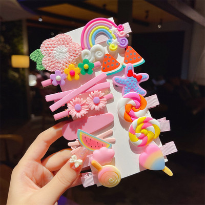 Agrafă de păr Drăguță clemă japoneză clema de cap pentru femeie roșu 2023 noua clemă de păr laterală de vară Agrafă pentru breton pentru copii