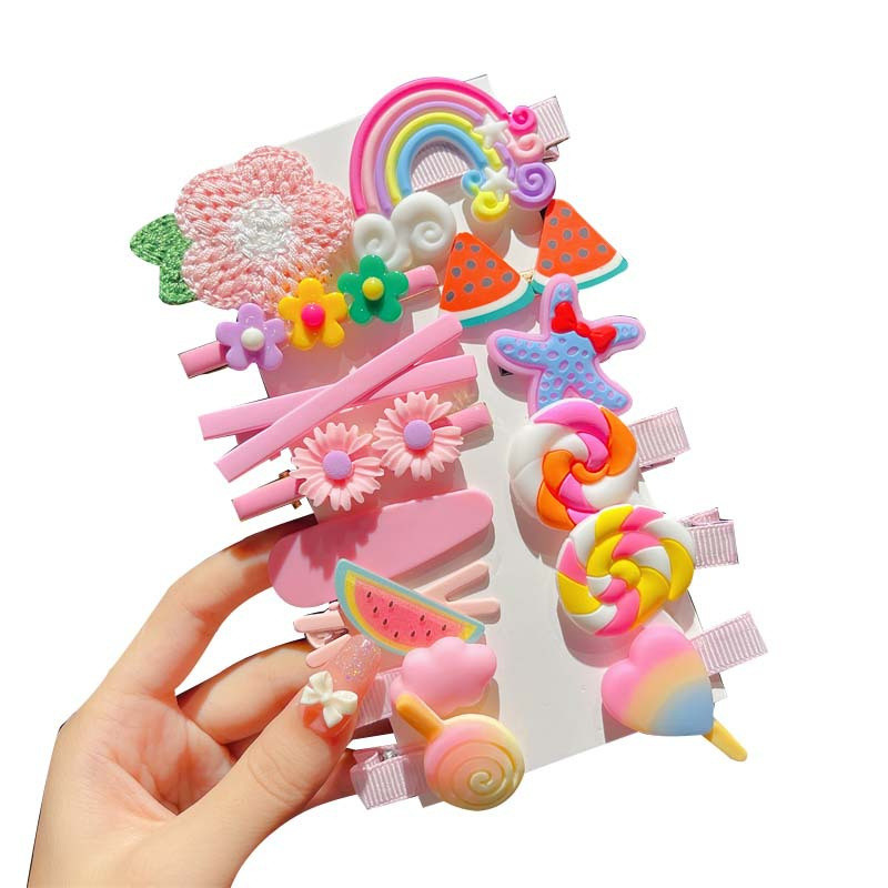 Agrafă de păr Drăguță clemă japoneză clema de cap pentru femeie roșu 2023 noua clemă de păr laterală de vară Agrafă pentru breton pentru copii