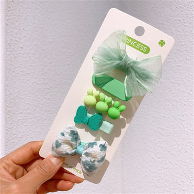 2023 Jauka multfilma Trušu loku matu sprādžu komplekts Bērniem Meiteņu matu sprādzes Spraudītes Piespraudes Galvassegas Galvassegas