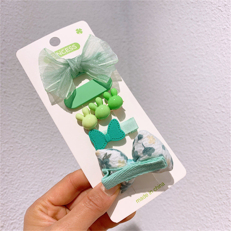 2023 Jauka multfilma Trušu loku matu sprādžu komplekts Bērniem Meiteņu matu sprādzes Spraudītes Piespraudes Galvassegas Galvassegas