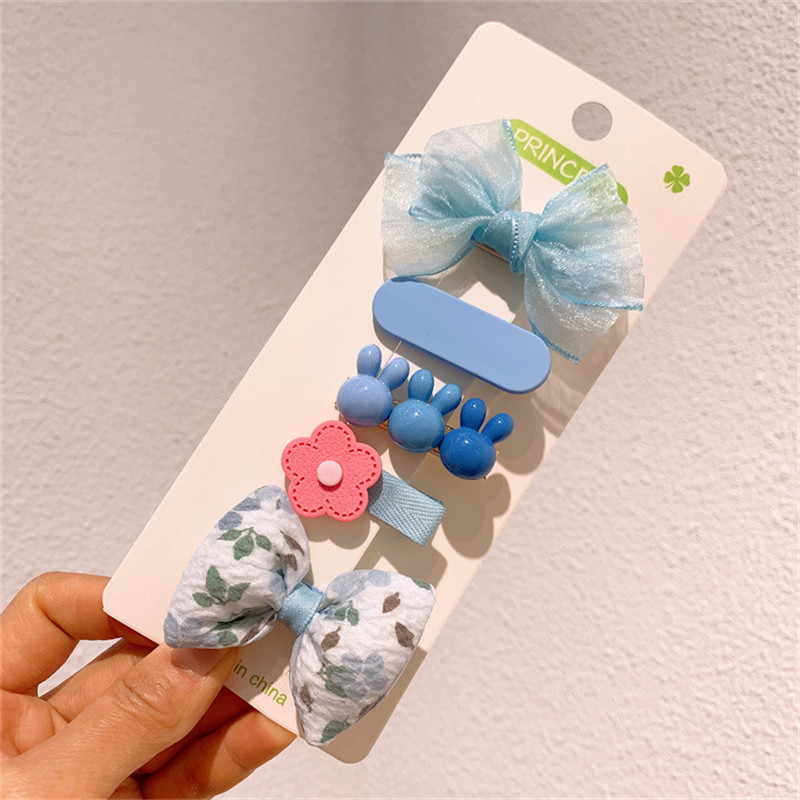 2023 Jauka multfilma Trušu loku matu sprādžu komplekts Bērniem Meiteņu matu sprādzes Spraudītes Piespraudes Galvassegas Galvassegas