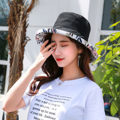 Pălărie de găleată pentru femei Pălărie de pescar față-verso Pălărie cu patru anotimpuri la modă Pălărie cu bor mare Parasolar pentru femei Panam Basin Capa K34