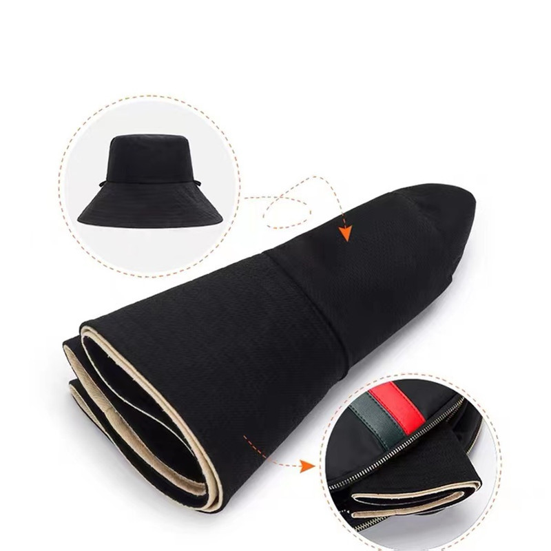 Dvostrani sklopivi šešir za žene Djevojčice Ljetni šešir protiv UV zračenja Širokog oboda Šešir za sunčanje Šiltar Ribarska kapa Šeširi za ribolov na plaži Kape