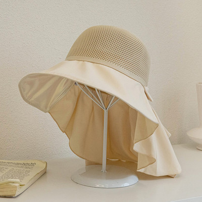 Ženske ljetne šešire za sunčanje s širokim obodom i preklopom oko vrata, modna mašna, sklopiva kapa za plažu protiv UV zraka, biciklizam na otvorenom, planinarenje, šešir
