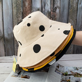 Točkasti šeširi s kantom Ljetni šeširi za sunčanje za žene Sklopivi šeširi Panama Ženski šeširi s kantom za 2021. Ležerne ribarske kape Kapa za plažu Poklon