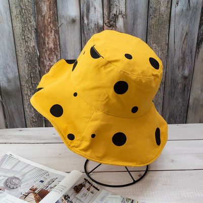 Točkasti šeširi s kantom Ljetni šeširi za sunčanje za žene Sklopivi šeširi Panama Ženski šeširi s kantom za 2021. Ležerne ribarske kape Kapa za plažu Poklon