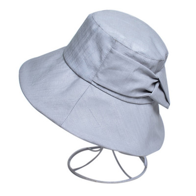 Ljetni ženski šešir, luksuzna mašna, šešir s velikim obodom od 9 cm, lagani, prozračni, kampiranje, turizam na otvorenom, elegantna panama kapa