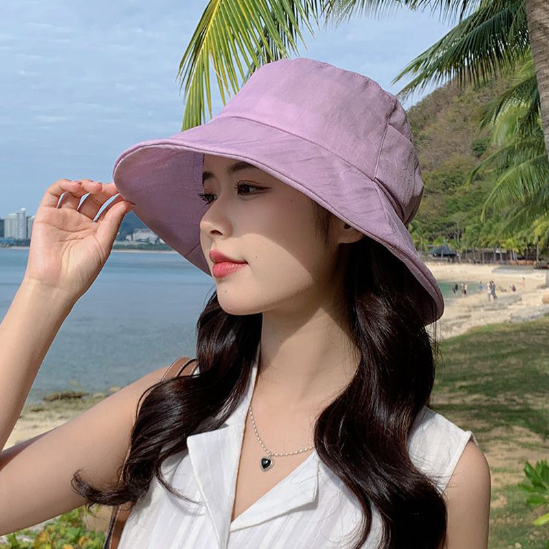 Ljetni ženski šešir, luksuzna mašna, šešir s velikim obodom od 9 cm, lagani, prozračni, kampiranje, turizam na otvorenom, elegantna panama kapa
