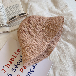 2022 Γυναικείο πτυσσόμενο ψάθινο καπέλο Γυναικείο καπέλο καλοκαιρινής εξόδου Γιορτινό σανδάλια αντηλιακό καπέλο παραλίας Καπέλο ψαρά Γυναικείο Παναμάς