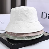 Nová kvetinová potlač rybárskej čiapky módne ženy plochý top vedrový klobúk vonkajšie slnečné clony ležérne jednofarebné panamské čiapky dievčatá kapota