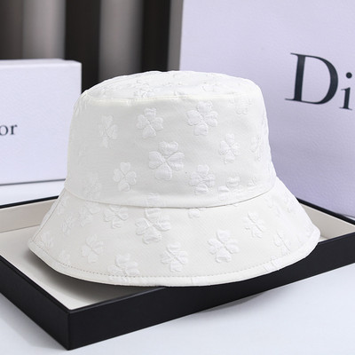 Nová kvetinová potlač rybárskej čiapky módne ženy plochý top vedrový klobúk vonkajšie slnečné clony ležérne jednofarebné panamské čiapky dievčatá kapota