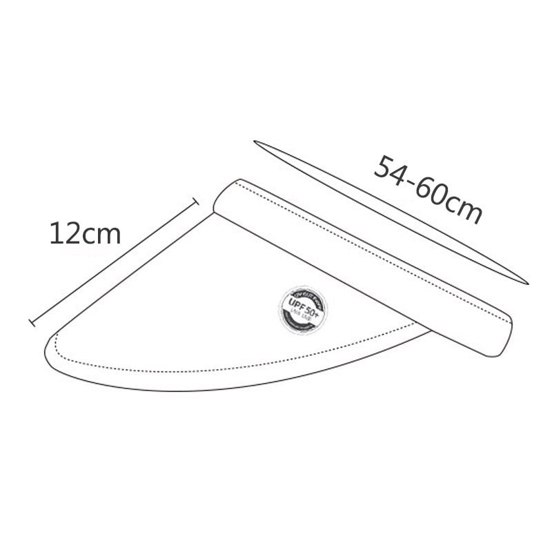 BISENMADE prazna kapa za žene na otvorenom Sprots UPF50+ UV šešir za zaštitu od sunca Modna studentska ljetna PVC kapa sa šiltom 2022.